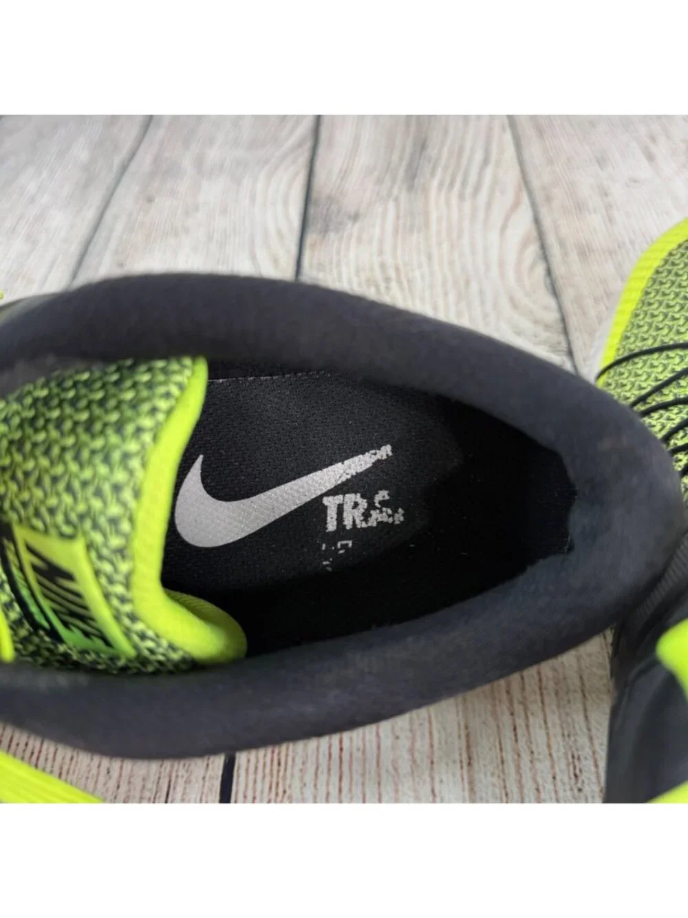 Nike Mens Zoom Train Incredibly Fast Training Shoes Neon Volt Green Black Sz 12